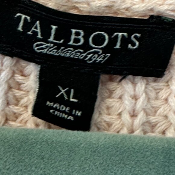 Pale Pink Talbots Cardigan Sweater - Picture 6 of 7